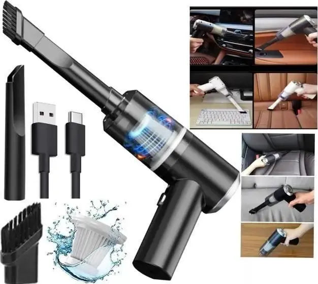Aspirador de pó portátil Multifuncional | 4 em 1 Power| Bateria Recarregavel