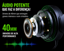 Fone De Ouvido Headset Gamer com Fio Profissional | Isolamento de ruídos