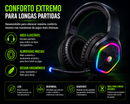 Fone De Ouvido Headset Gamer com Fio Profissional | Isolamento de ruídos