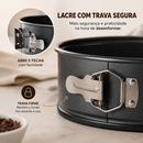 Kit 3 Formas Redondas com Fundo Removível - Antiaderente