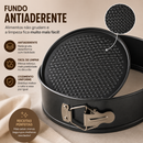 Kit 3 Formas Redondas com Fundo Removível - Antiaderente