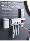 Esterilizador com suporte para escova de dente com luz UV - Recarregavel
