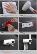 Esterilizador com suporte para escova de dente com luz UV - Recarregavel