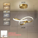 Lustre LED Moderno 3 Cores em 1 | Iluminação Nordic para Sala, Cozinha e Jantar | Bivolt