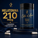 Melatonina 210mcg + Magnésio + Triptofano + B6 60 Cápsulas