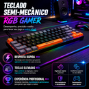 Teclado Gamer Semi Mecânico | Experiência Profissional