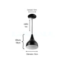 Kit 3 Luminárias Pendentes Gota – Design Moderno e Sofisticado