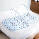 Colchão Bebê Portátil com Tenda Mosquiteiro integrada