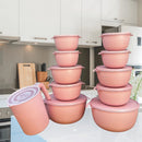 Kit 10 potes Bowl Ultra vedação | Jarra 1,800 ml brinde