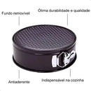 Kit 3 Formas Redondas com Fundo Removível - Antiaderente