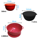 Kit 10 potes Bowl Ultra vedação | Jarra 1,800 ml brinde
