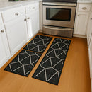 Conjunto de Tapetes Jacquard Antiderrapante 3 Peças – Conforto e Segurança