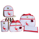 Kit Bolsa Maternidade 5 Peças – Organização, Praticidade e Estilo para Mamães e Bebês