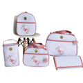 Kit Bolsa Maternidade 5 Peças – Organização, Praticidade e Estilo para Mamães e Bebês