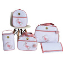 Kit Bolsa Maternidade 5 Peças – Organização, Praticidade e Estilo para Mamães e Bebês