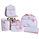 Kit Bolsa Maternidade 5 Peças – Organização, Praticidade e Estilo para Mamães e Bebês