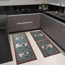 Conjunto de Tapetes Jacquard Antiderrapante 3 Peças – Conforto e Segurança