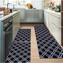 Conjunto de Tapetes Jacquard Antiderrapante 3 Peças – Conforto e Segurança