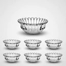 Conjunto Bowl Sobremesa e Saladeira - 7 peças Vidro Dumiat