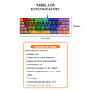 Teclado Gamer Semi Mecânico | Experiência Profissional