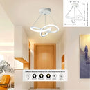 Lustre LED Moderno 3 Cores em 1 | Iluminação Nordic para Sala, Cozinha e Jantar | Bivolt