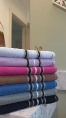 Toalha de Algodão Macia com Alta Absorção e Conforto - 4 Pcs