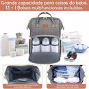 Mochila Maternidade Multifuncional -  Vira Berço Portátil