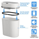 Lixeira Inteligente Antiodor | Sensor de presença 12 Litros