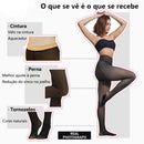 Meia Calça Translucida Forrada Lã | Compre 1 leve 2