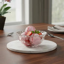 Conjunto Bowl Sobremesa e Saladeira - 7 peças Vidro Dumiat